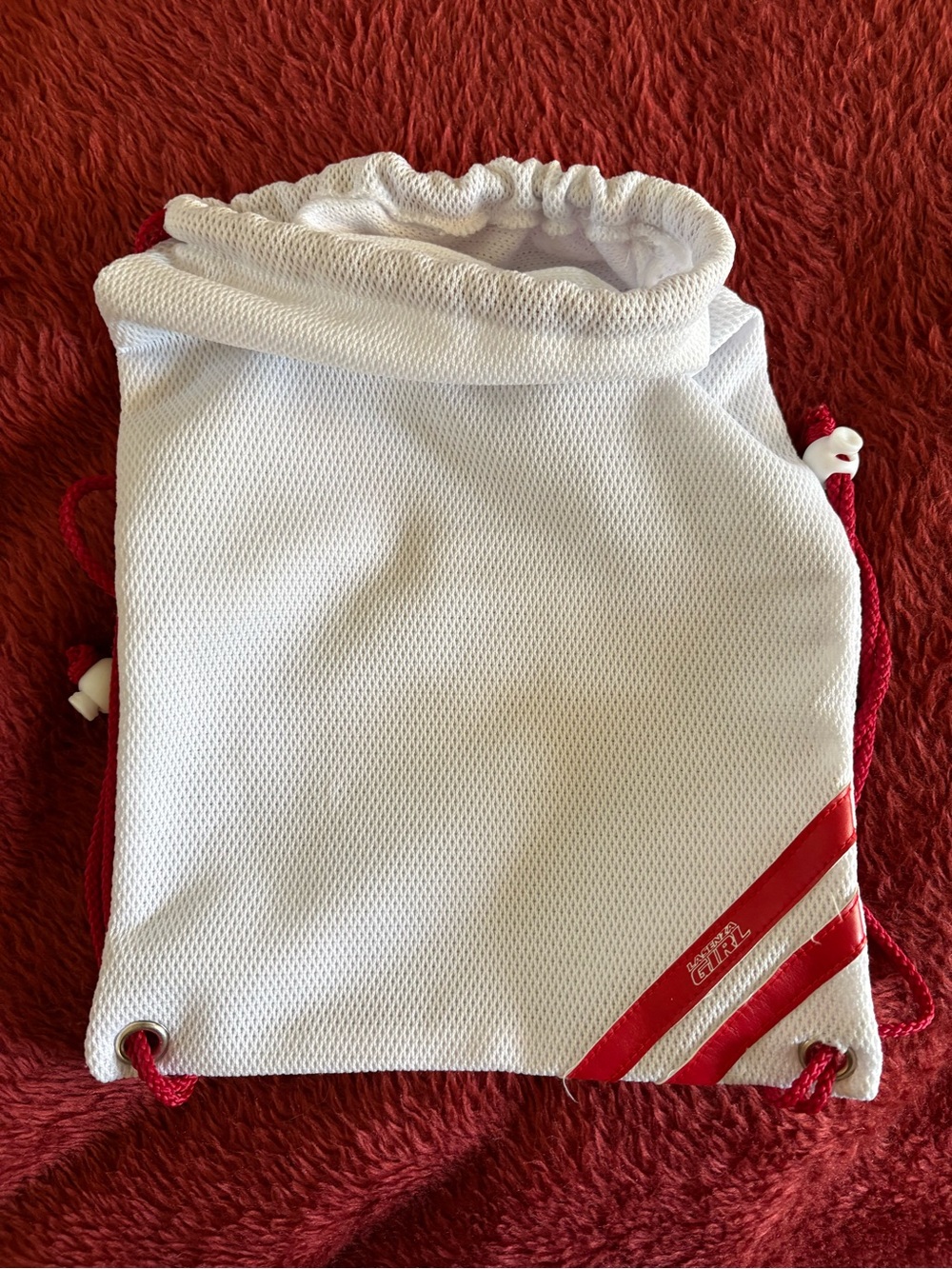 Vintage La Senza Girl Drawstring Bag